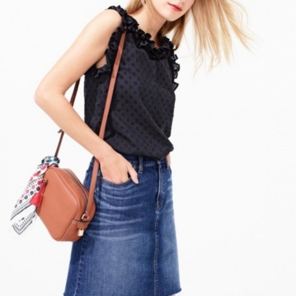 J. Crew Cami Top - Black Swiss Dot